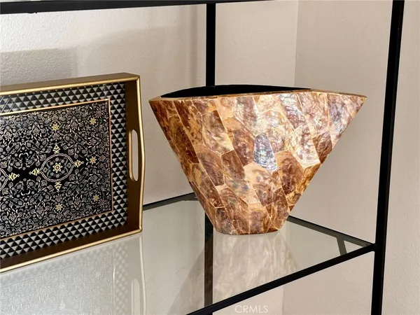 a table chair and a stove