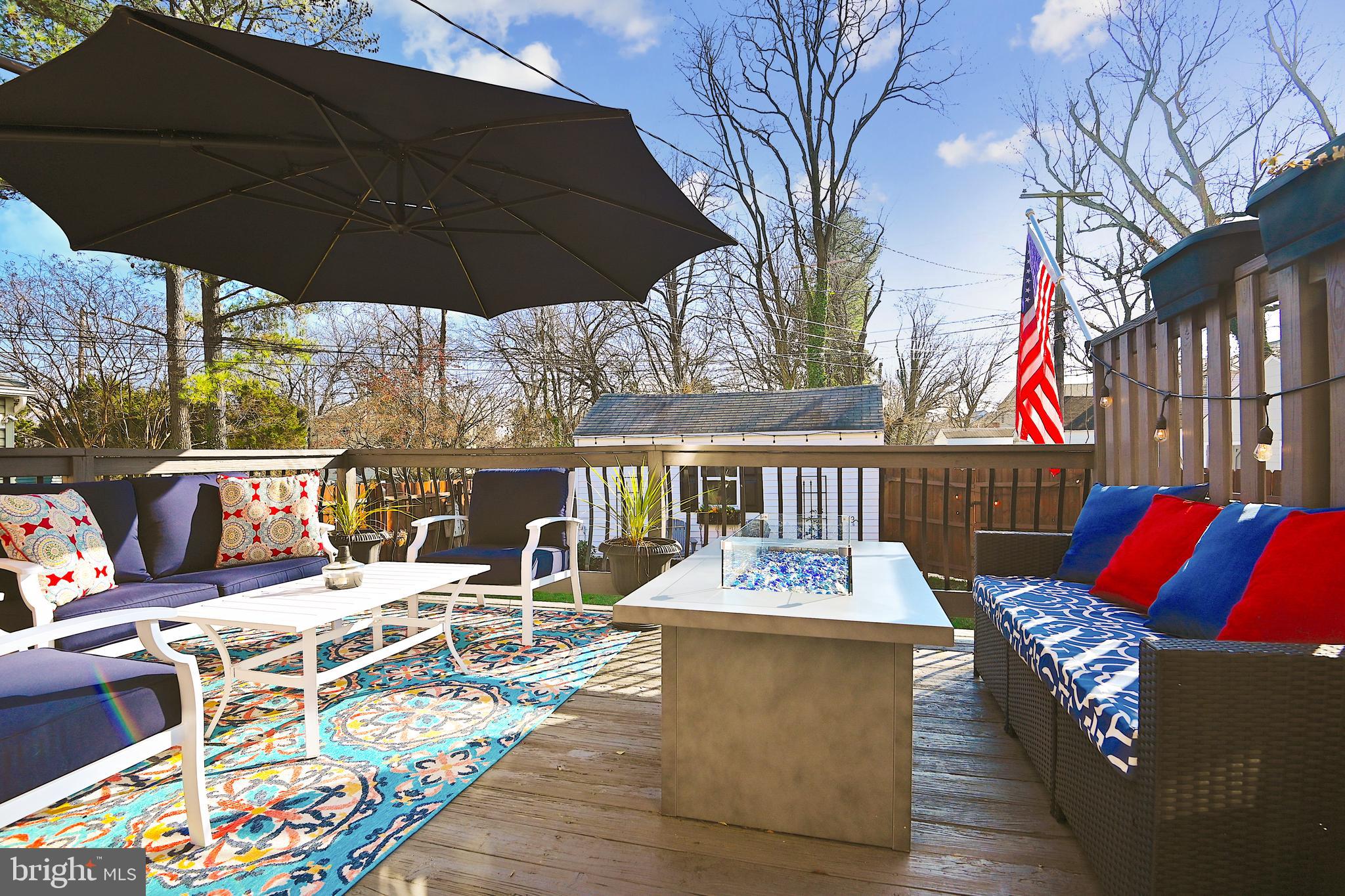 4111 Colonial Road Baltimore, MD 21208 - Photo 23 of 33 large deck entices everyone outside