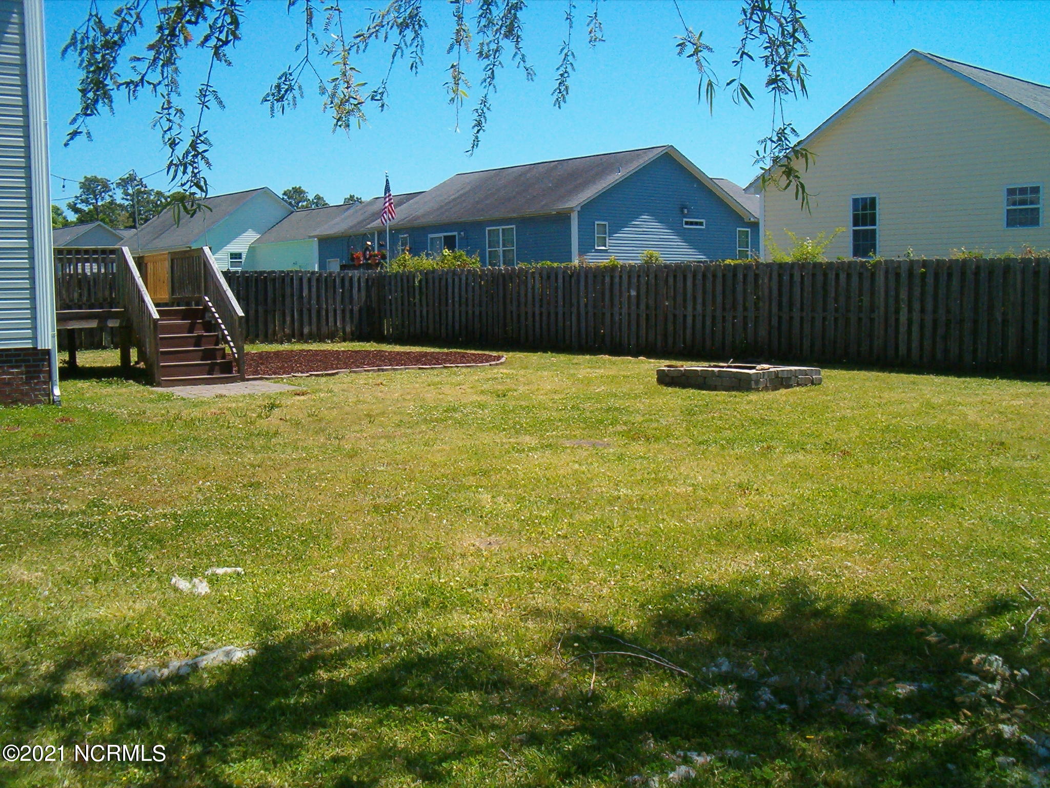 209 Oak Ridge Lane Holly Ridge, NC 28445 - Photo 17 of 21 Large fenced in back yard
