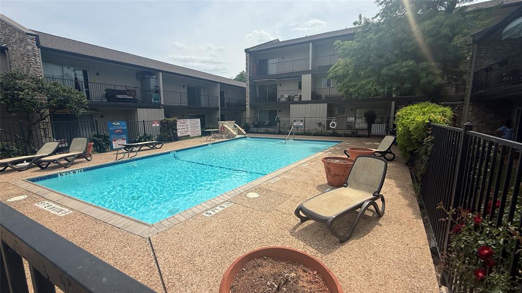 500 East Riverside Drive, Unit 132 Austin, TX 78704 - Photo 21 of 31 a view of a backyard with sitting area and furniture