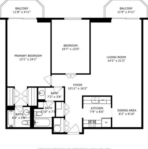 $2,150 | 190 South Wood Dale Road, Unit 611, Wood Dale, IL 60191