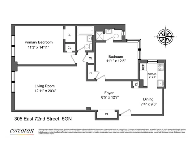 $800,000 | 305 East 72nd Street, Unit 5GN | Lenox Hill