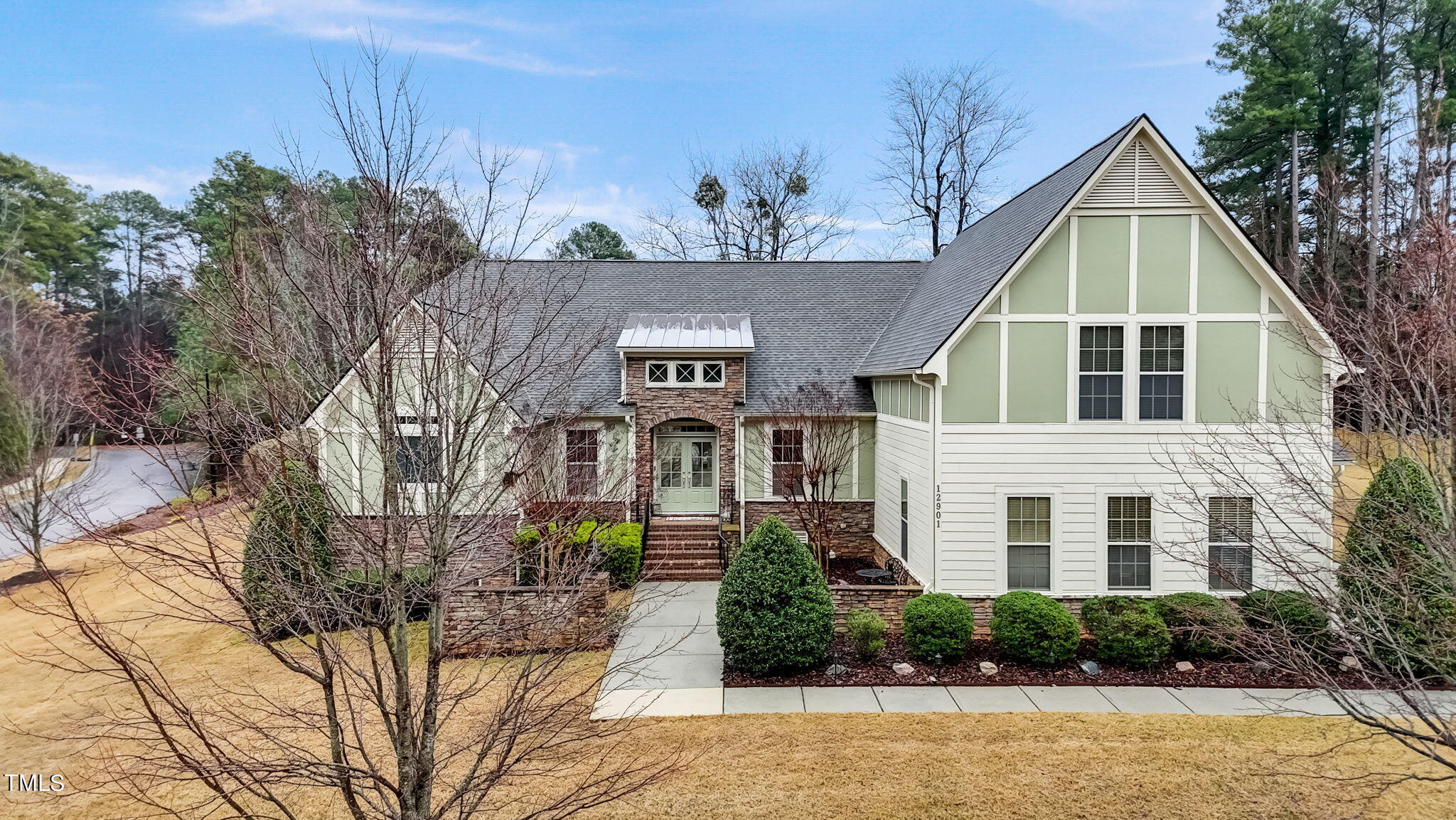 12901 Baybriar Drive Raleigh, NC 27613 - Photo 1 of 41 a front view of a house with a yard