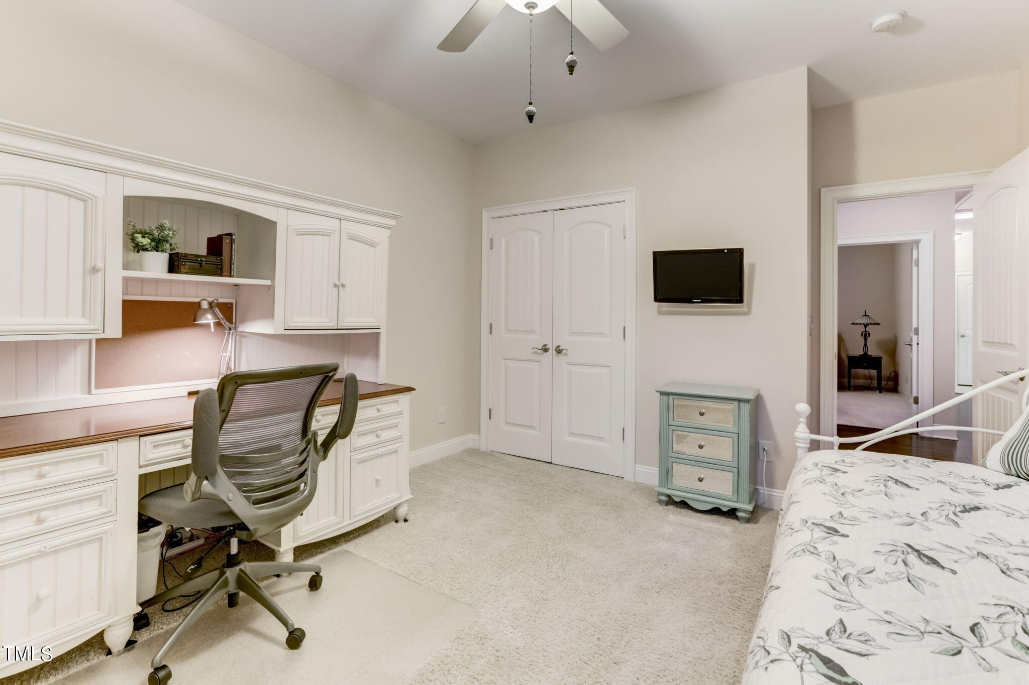12901 Baybriar Drive Raleigh, NC 27613 - Photo 30 of 41 a view of a bedroom with workspace and windows