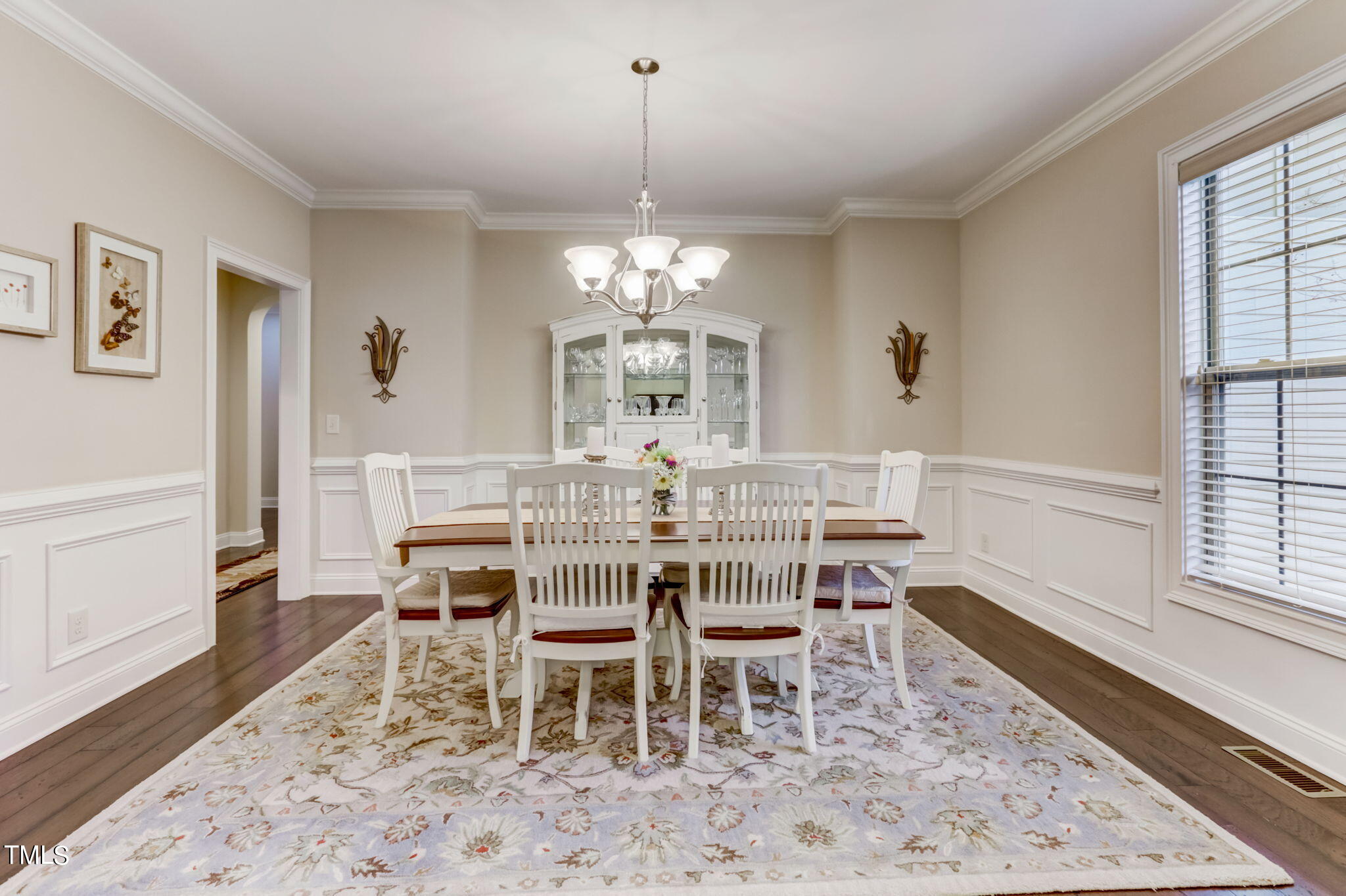 12901 Baybriar Drive Raleigh, NC 27613 - Photo 8 of 41 a view of a dining room with furniture window and wooden floor