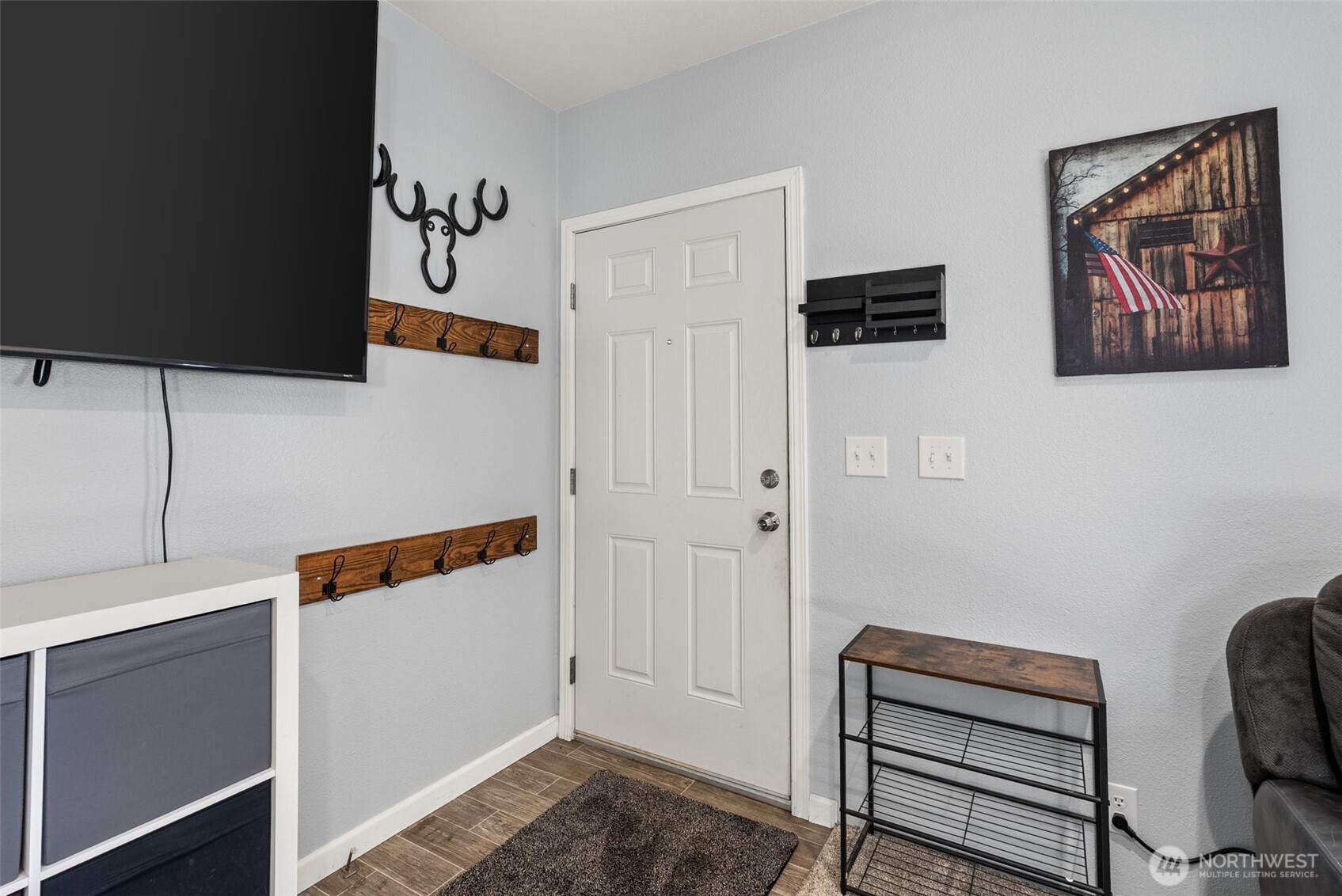 205 Antrim Road Winlock, WA 98596 - Photo 5 of 30 a view of room with window and wooden floor