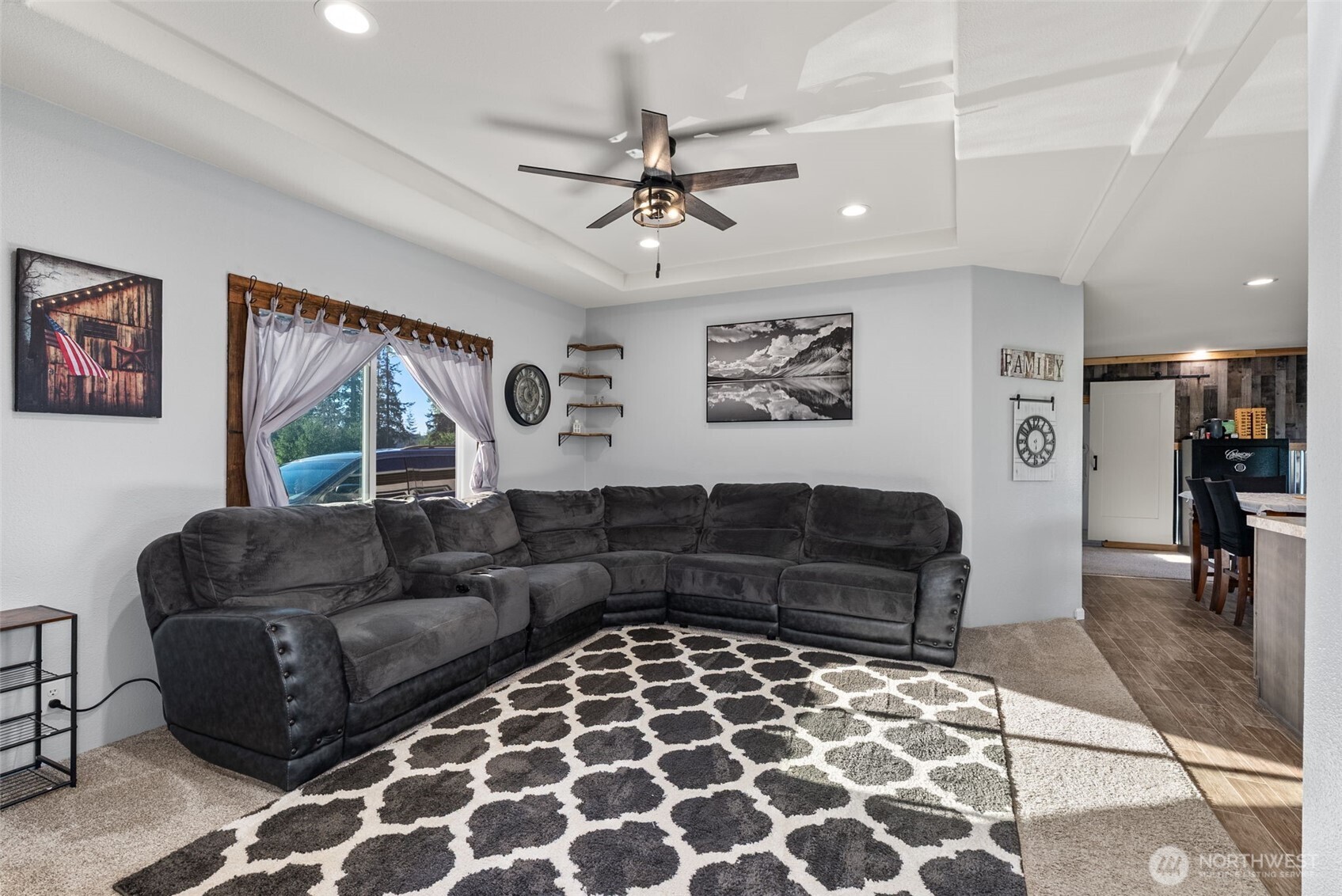205 Antrim Road Winlock, WA 98596 - Photo 7 of 30 a living room with furniture and a rug