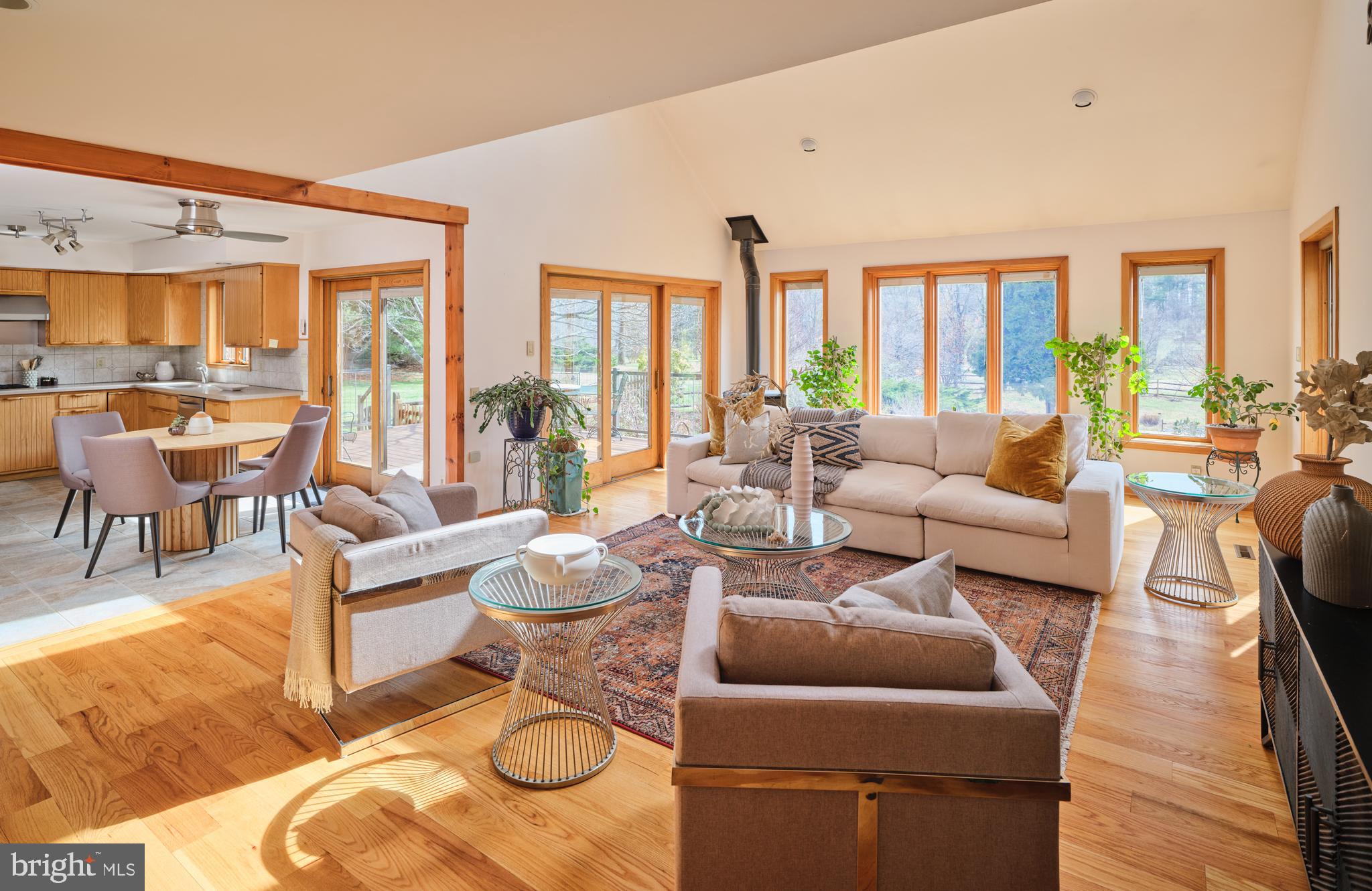 3054 Comfort Road New Hope, PA 18938 - Photo 11 of 64 a living room with furniture and a large window