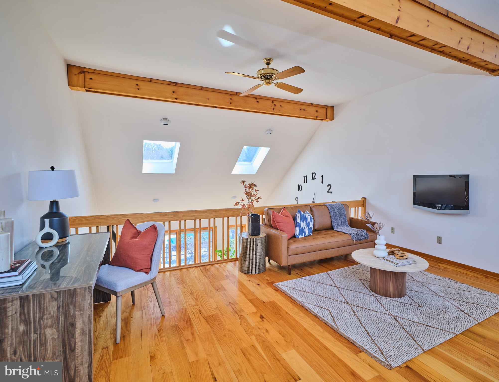 3054 Comfort Road New Hope, PA 18938 - Photo 27 of 64 a living room with furniture and a flat screen tv
