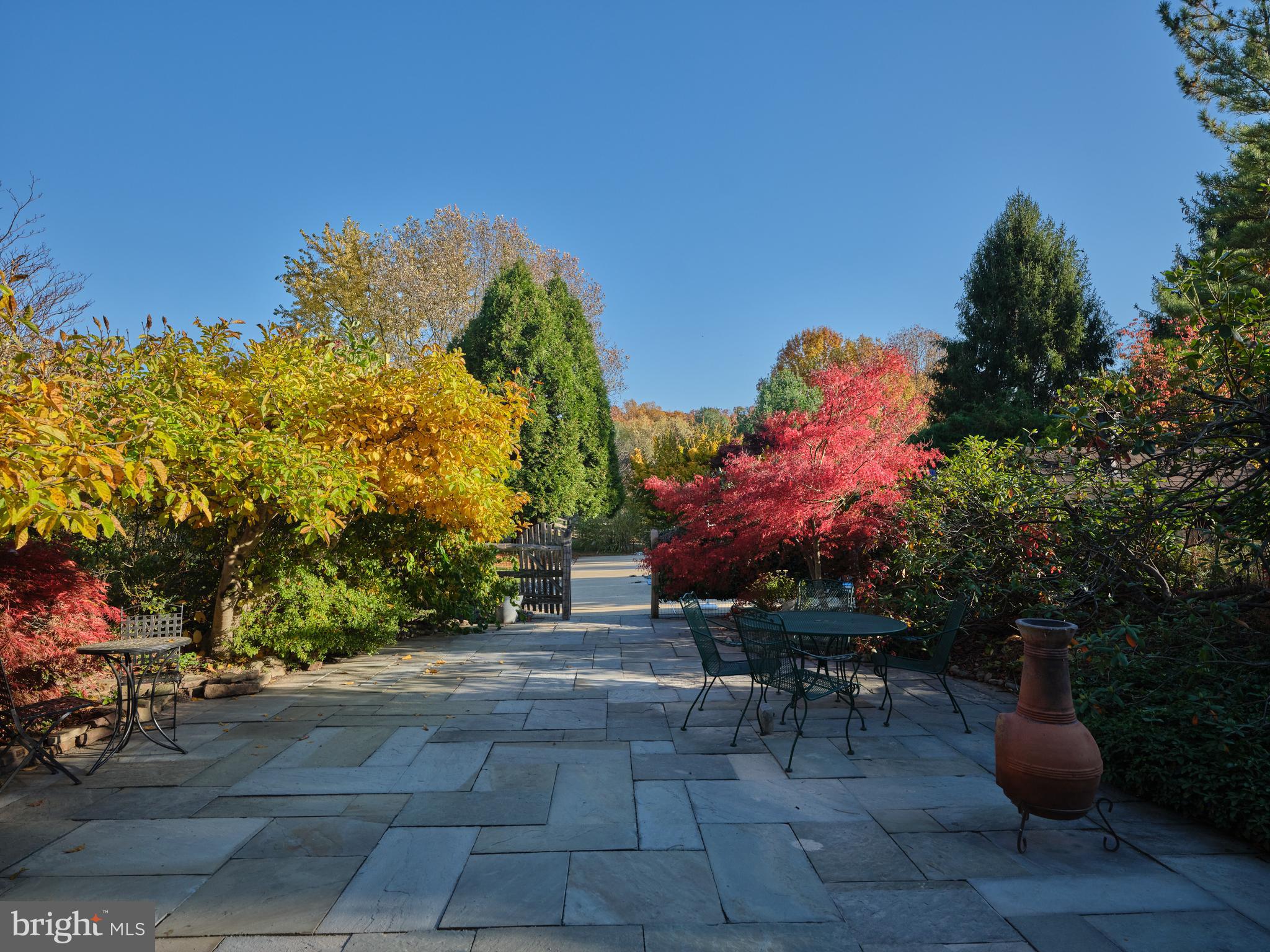 3054 Comfort Road New Hope, PA 18938 - Photo 44 of 64 a view of a backyard with sitting area