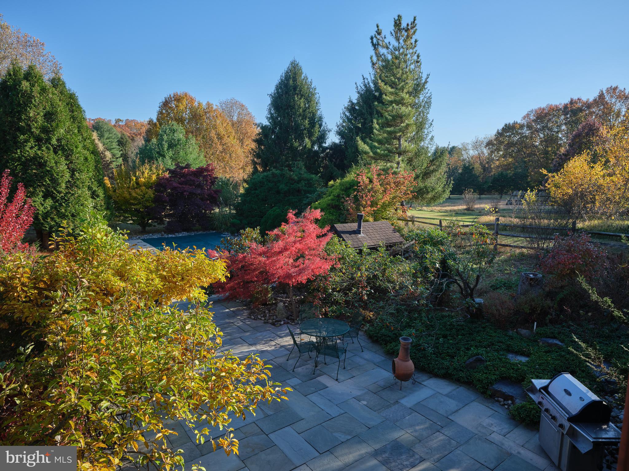 3054 Comfort Road New Hope, PA 18938 - Photo 46 of 64 a garden with flowers and trees