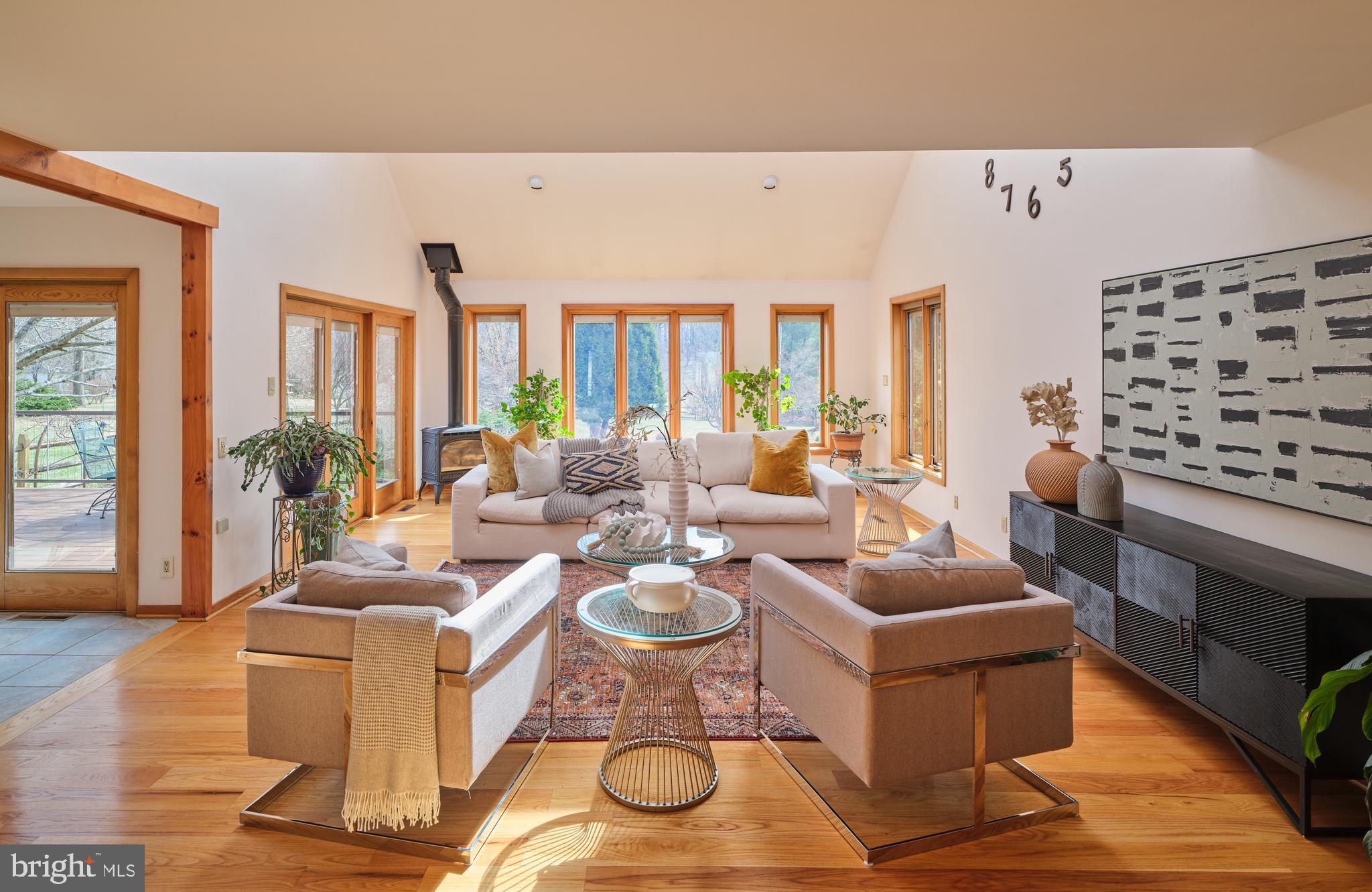 3054 Comfort Road New Hope, PA 18938 - Photo 10 of 64 a living room with furniture a fireplace and a flat screen tv