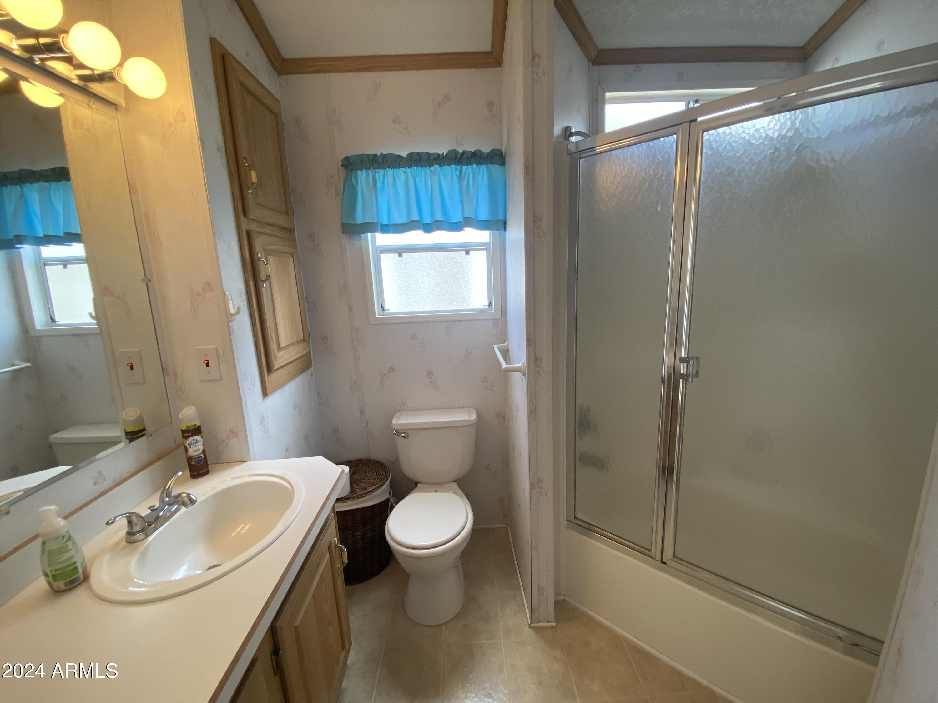 1226 Seneca Drive Apache Junction, AZ 85119 - Photo 5 of 23 a bathroom with a sink toilet and shower