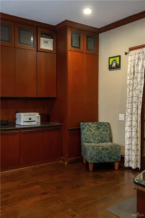 a room with furniture and a window