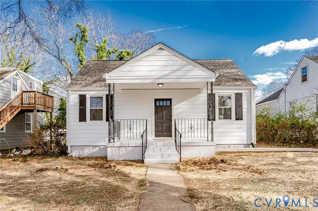 a view of a house with a patio