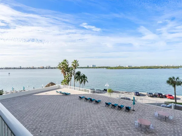 a view of lake with outdoor space