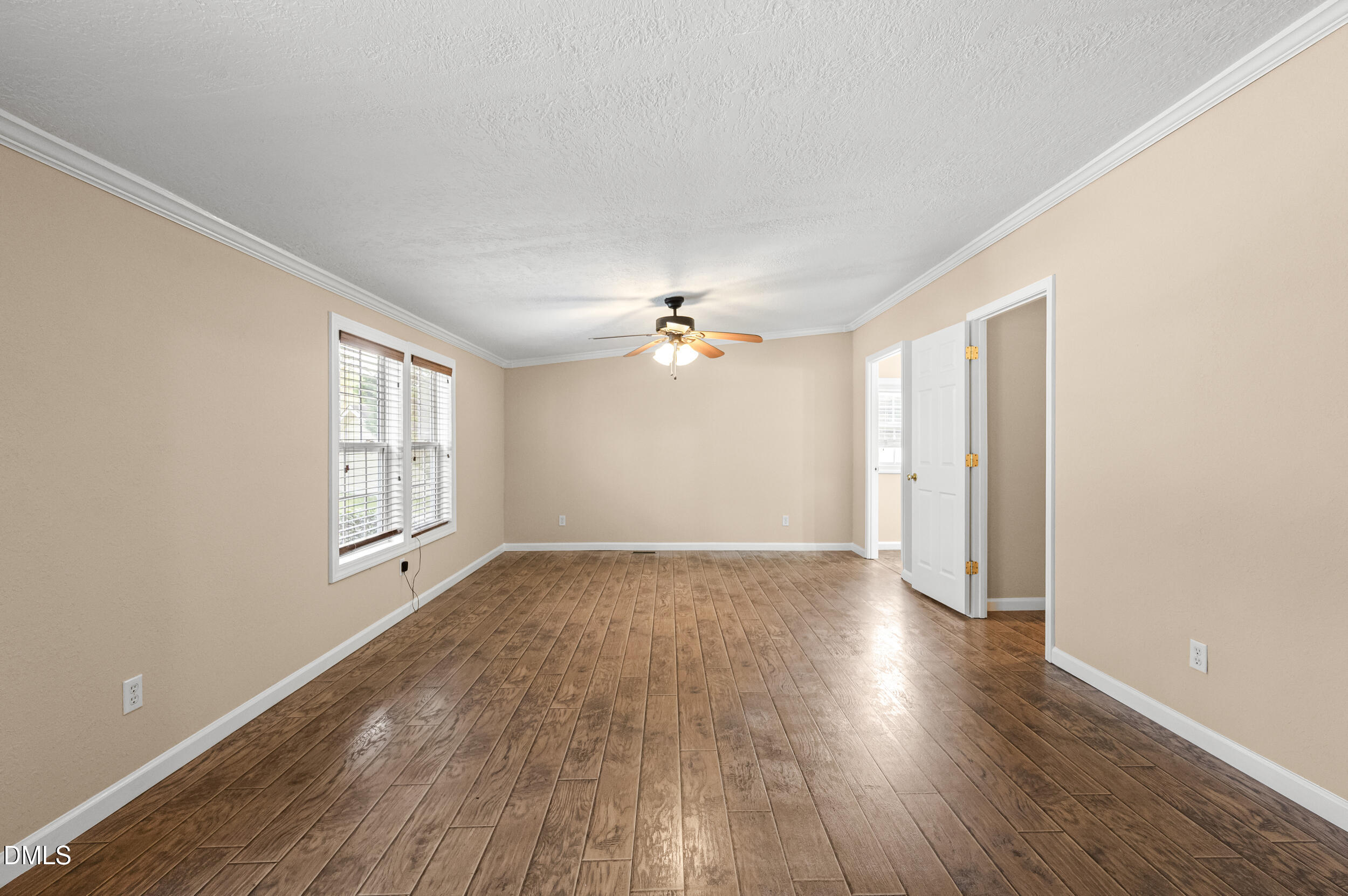 221 Pinkney Church Road Fremont, NC 27830 - Photo 16 of 36 wooden floor in an empty room with a window