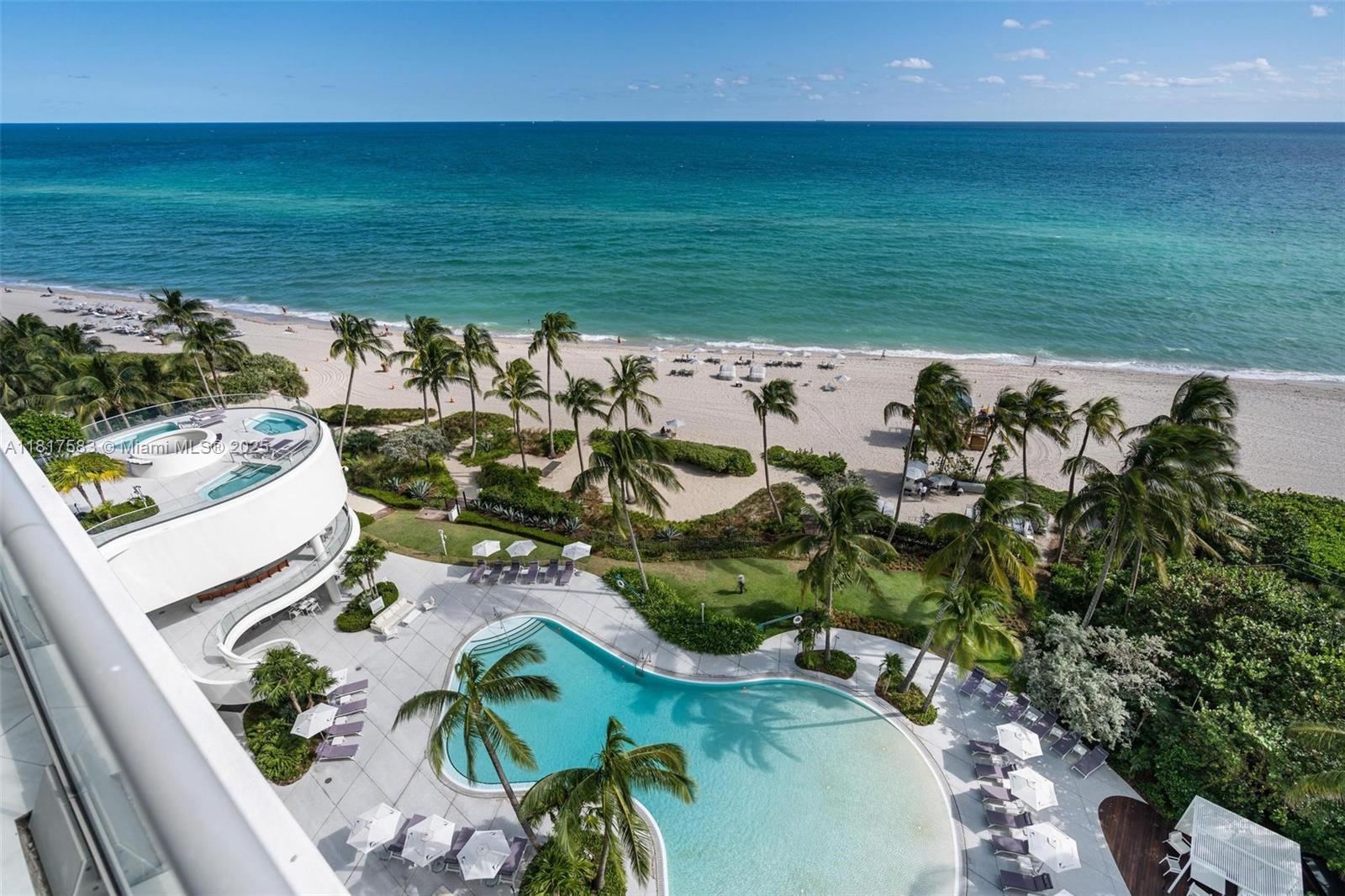16901 Collins Avenue, Unit 902 Sunny Isles Beach, FL 33160 - Photo 13 of 52 an aerial view of a houses with a yard