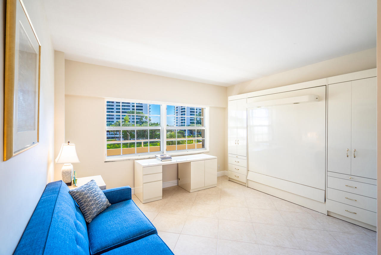 1299 South Ocean Boulevard, Unit F7 Boca Raton, FL 33432 - Photo 27 of 50 2nd bedroom with Murphy Bed