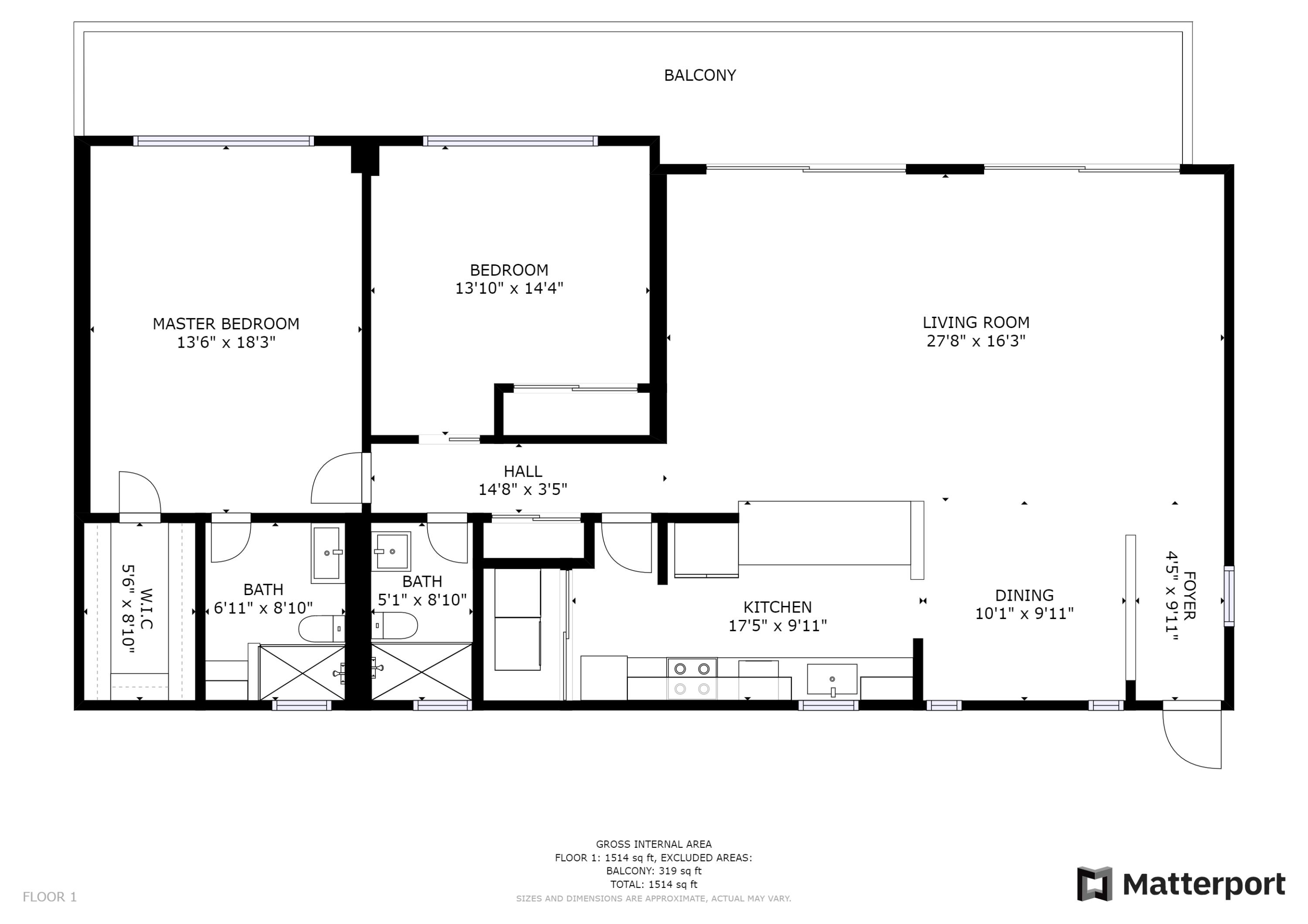 1299 South Ocean Boulevard, Unit F7 Boca Raton, FL 33432 - Photo 50 of 50 Floor Plan