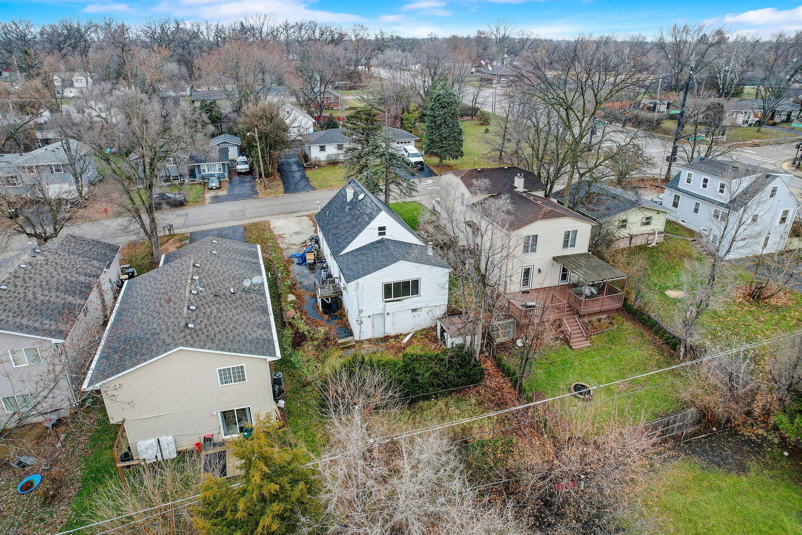 307 South Rosedale Court Round Lake, IL 60073 - Photo 37 of 41 an aerial view of a house with a garden