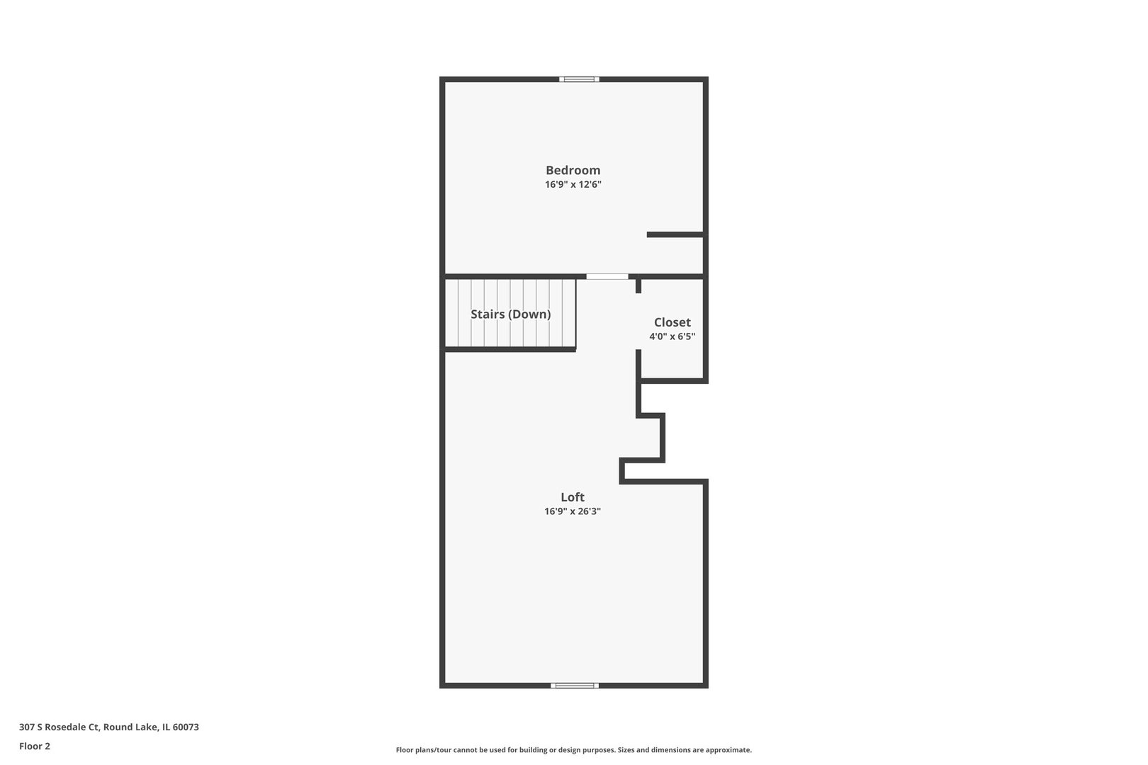307 South Rosedale Court Round Lake, IL 60073 - Photo 40 of 41 a picture of a floor plan