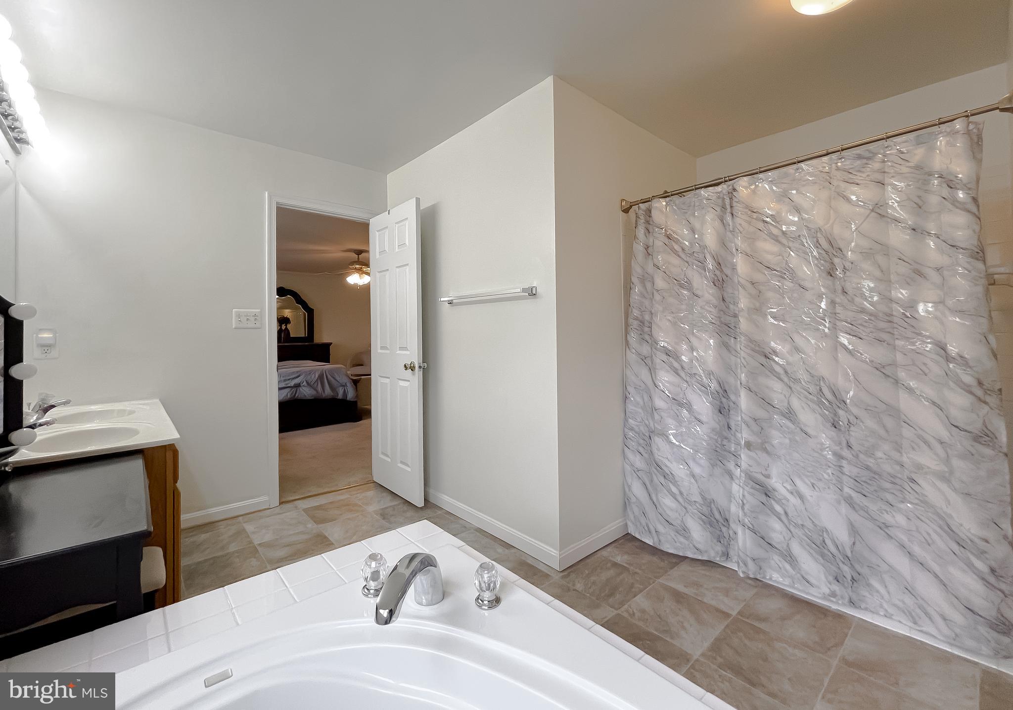 47162 Green Leaf Road Lexington Park, MD 20653 - Photo 33 of 50 a bathroom with a sink and a mirror