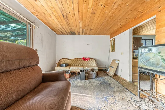 a outdoor living space with furniture