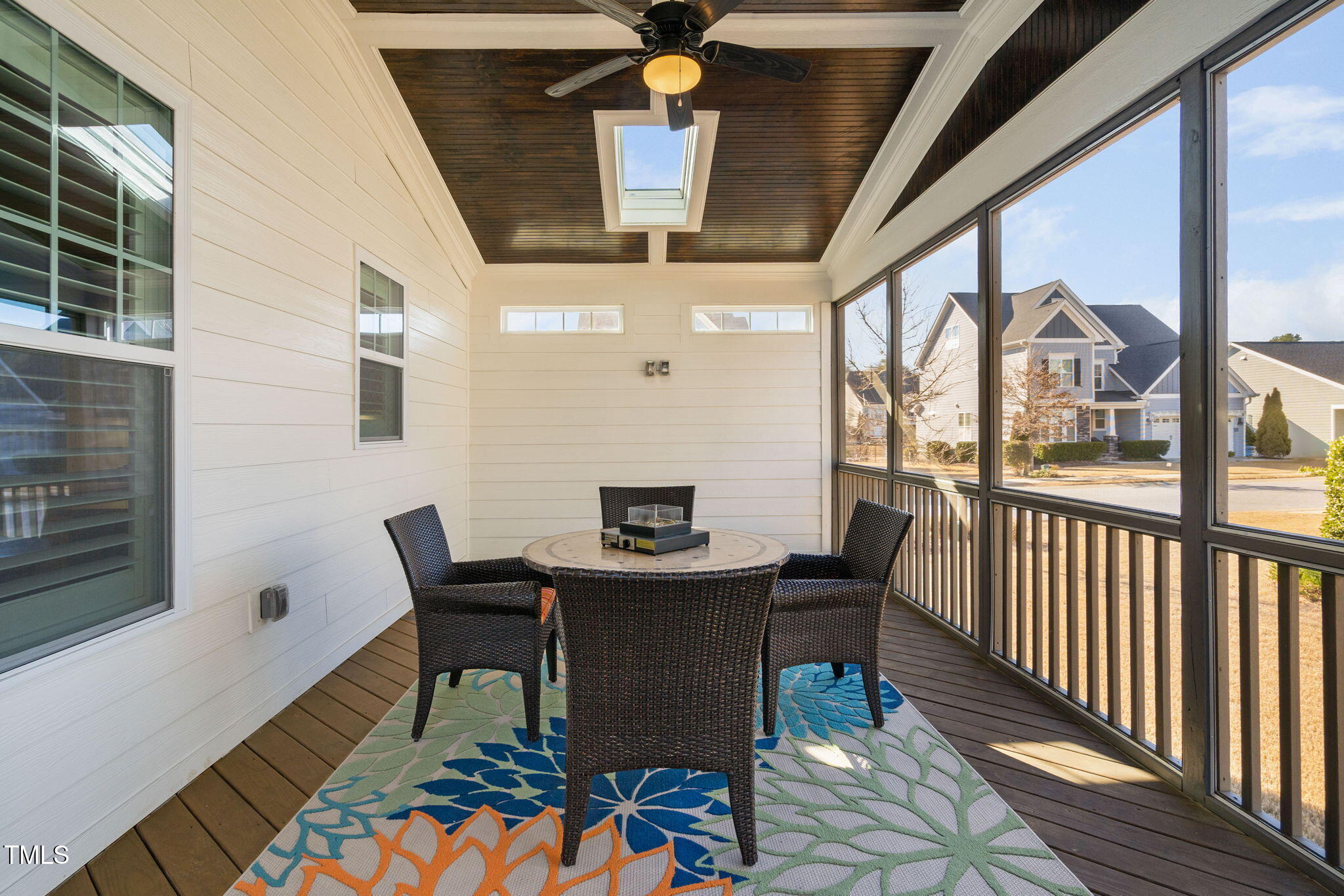 2461 Stonehenge Park Drive Raleigh, NC 27613 - Photo 47 of 72 a view of a dining room with furniture window and wooden floor