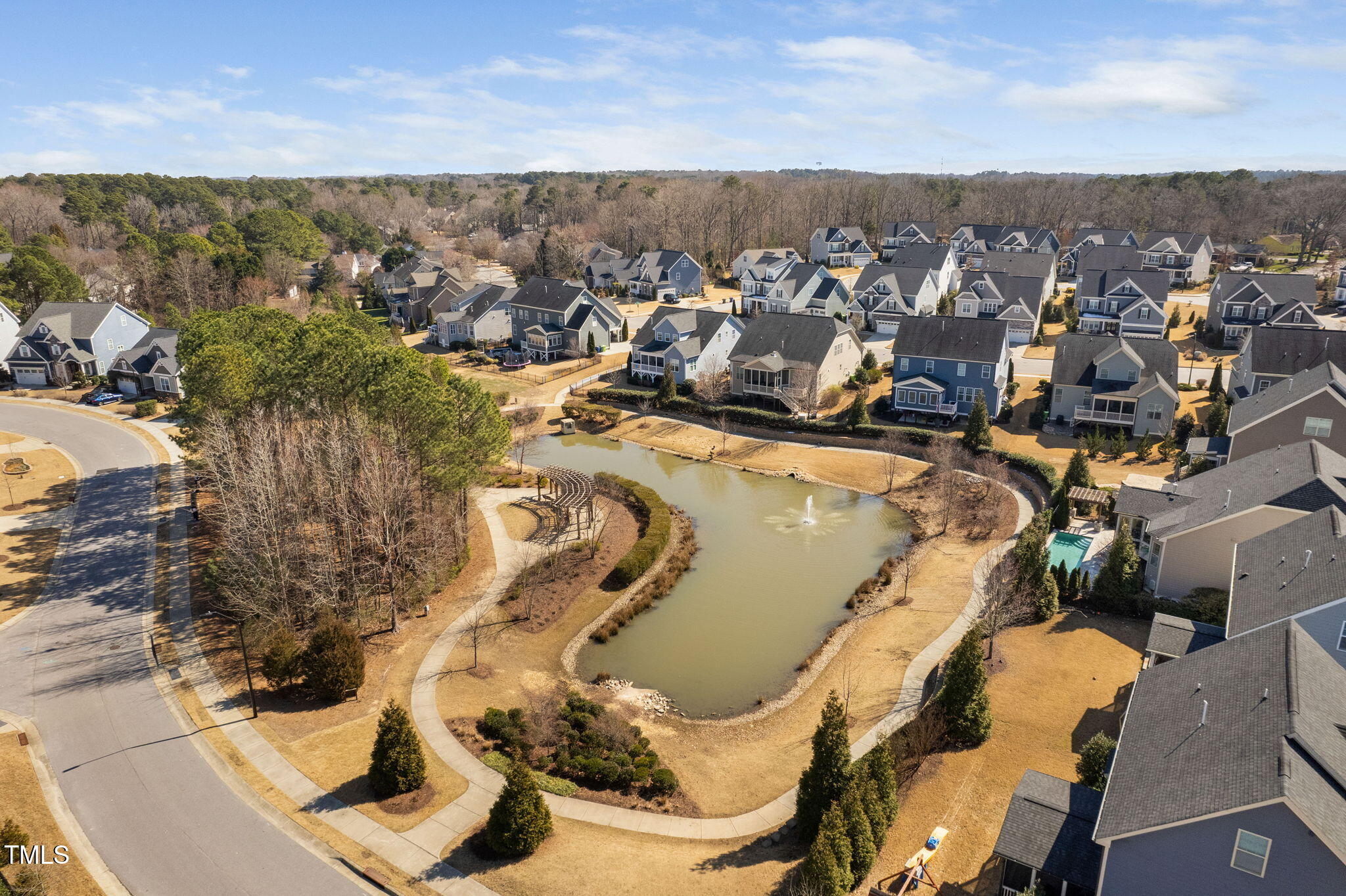 2461 Stonehenge Park Drive Raleigh, NC 27613 - Photo 70 of 72 an aerial view of multiple house