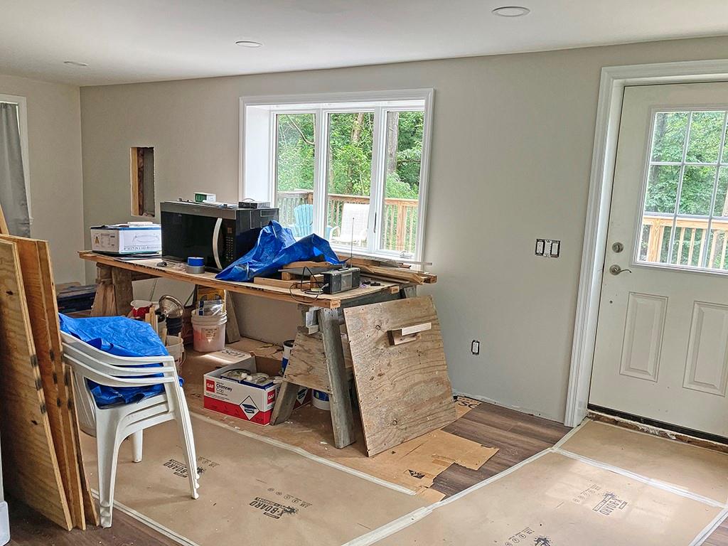 247 Rader School Road Renfrew, PA 16053 - Photo 22 of 28 a view of a workspace with furniture and a window