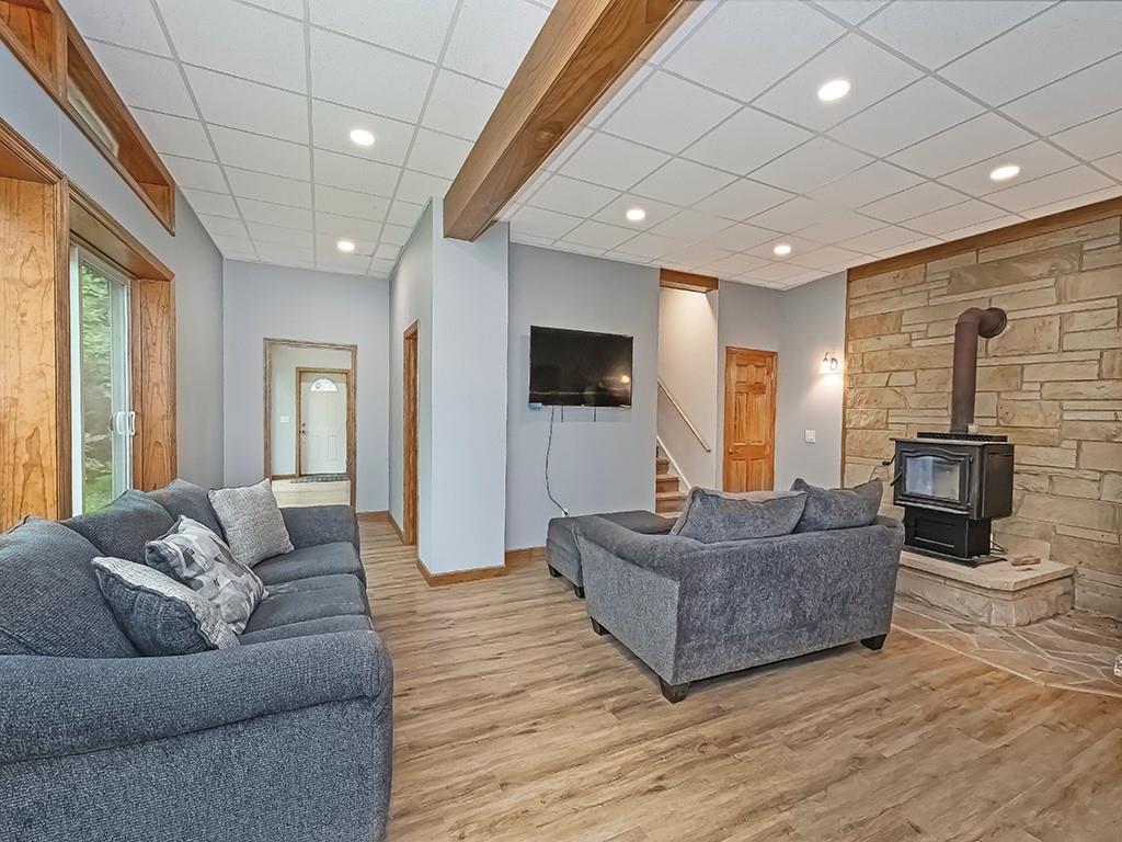 247 Rader School Road Renfrew, PA 16053 - Photo 10 of 28 a living room with furniture and a flat screen tv