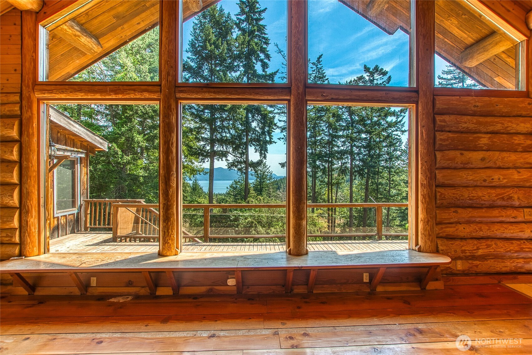 245 Roehl's Hill Road Orcas Island, WA 98279 - Photo 3 of 40 a view of a window with a view of the house