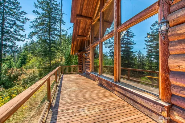 a view of balcony with staircase