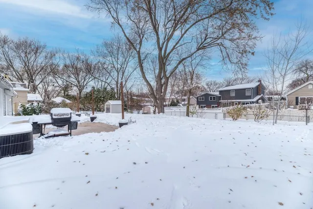 a view of outdoor space with seating