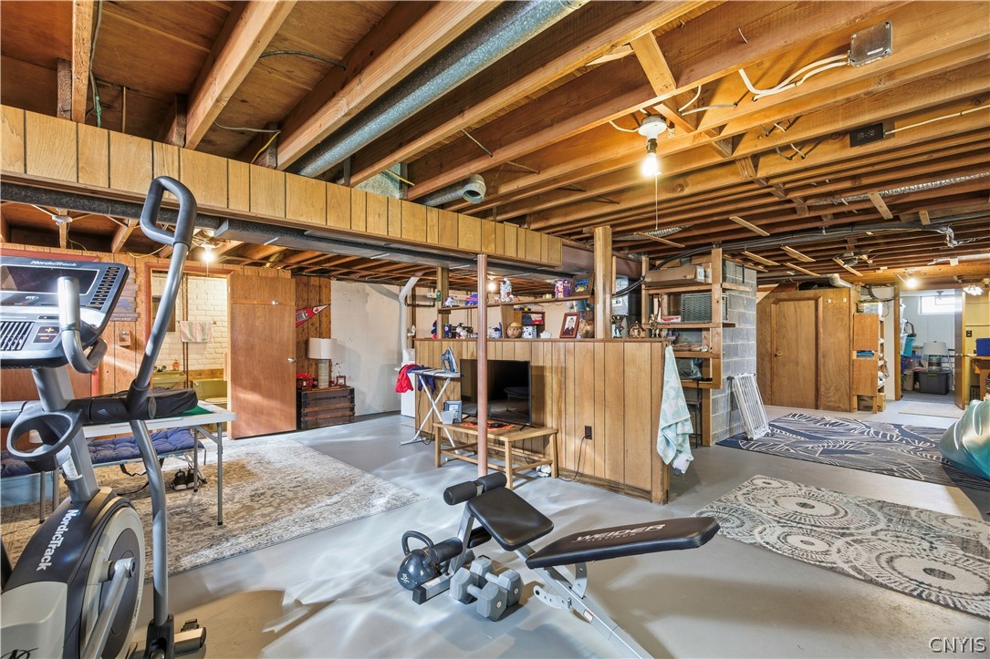116 Huntshill Road Geddes, NY 13209 - Photo 25 of 28 Walkout Basement