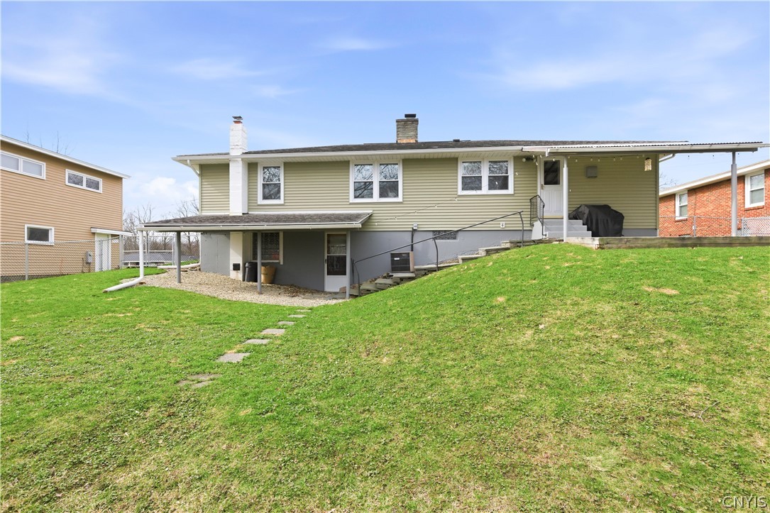 116 Huntshill Road Geddes, NY 13209 - Photo 6 of 28 2 Covered Porches/Patios on back of home