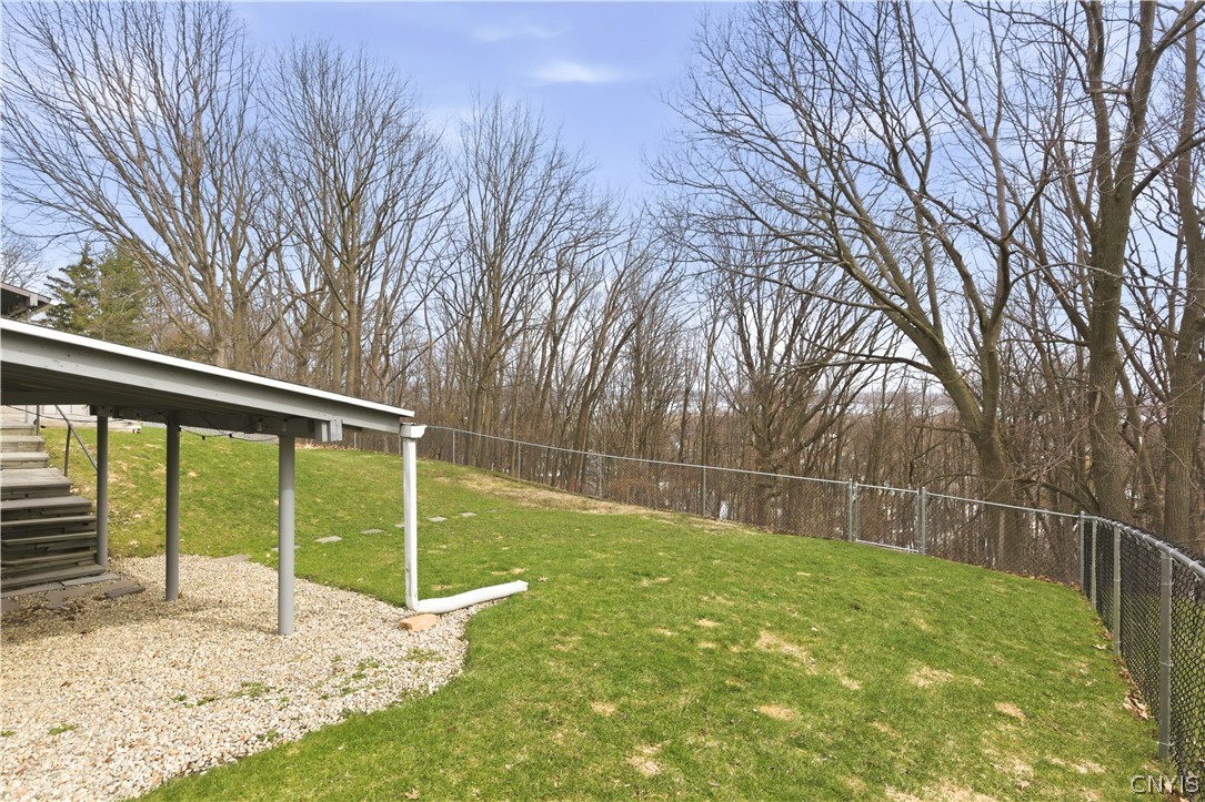 116 Huntshill Road Geddes, NY 13209 - Photo 7 of 28 Covered Patio area off the walkout basement
