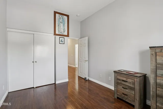 a view of walk in closet with window