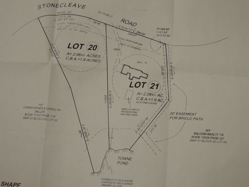 Lot 20 Stonecleave Road Boxford, MA 01921 - Photo 2 of 7 Gallery Image 2