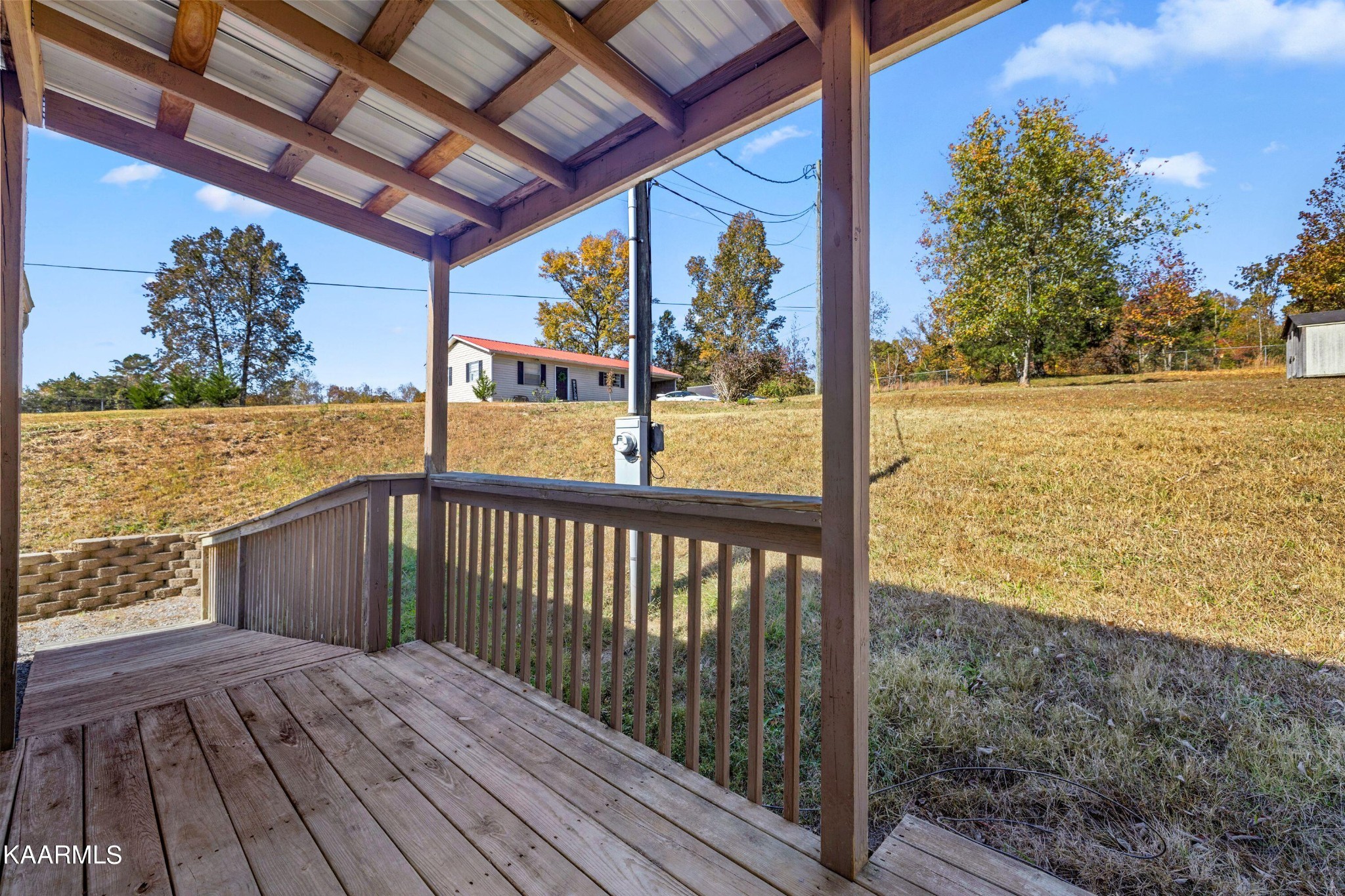 3220 West Wolf Valley Road Clinton, TN 37716 - Photo 11 of 15 a view of a balcony with ocean view
