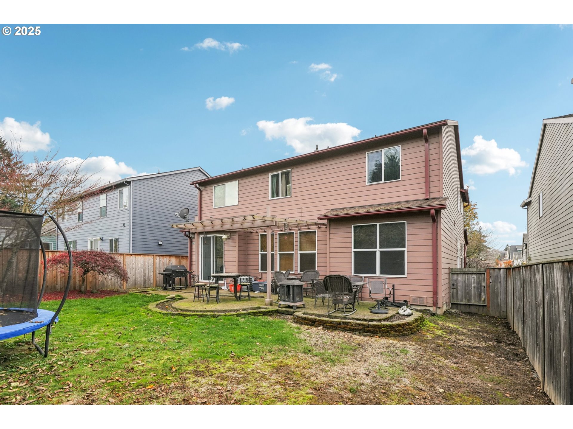858 Northeast 166th Avenue Portland, OR 97230 - Photo 12 of 17 a backyard of a house with table and chairs