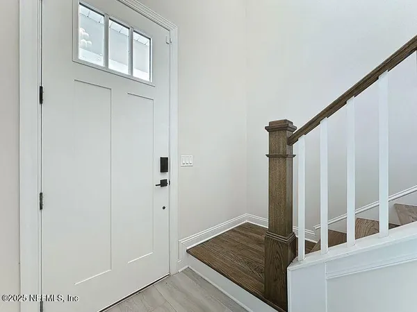 a view of front door