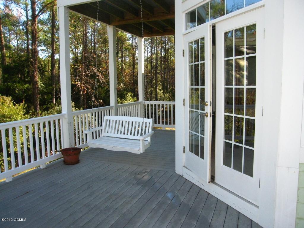 256 Thurman Road Beaufort, NC 28516 - Photo 23 of 50 Deck and Porch Swing off Master Bedroom