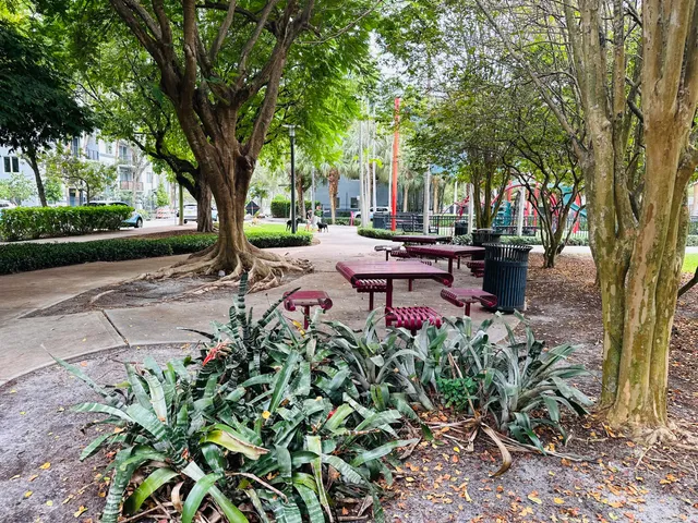 a view of a city that has tall buildings