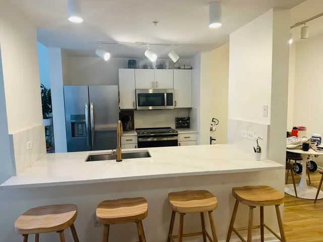 a room with gym equipment