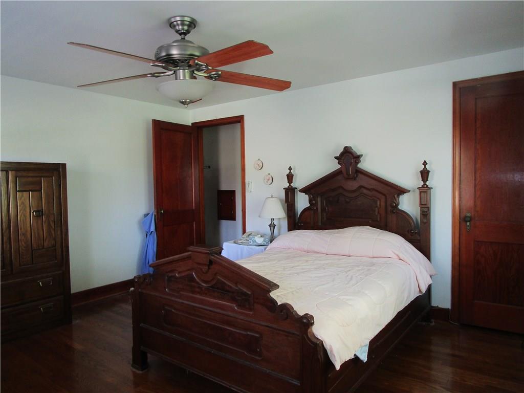 941 Youngstown Ridge Road Latrobe, PA 15650 - Photo 14 of 20 Master Bedroom with ceiling fan and AC.