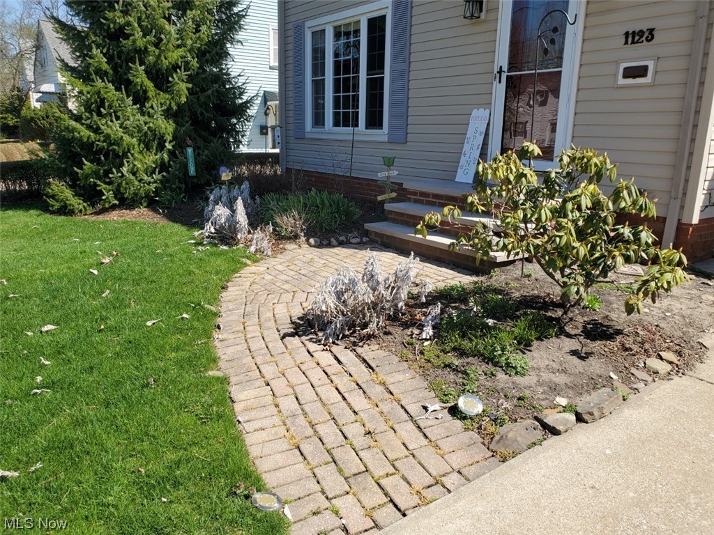 1123 Churchill Road Lyndhurst, OH 44124 - Photo 30 of 32 BRICK SIDEWALK. LOTS OF PERENNIALS