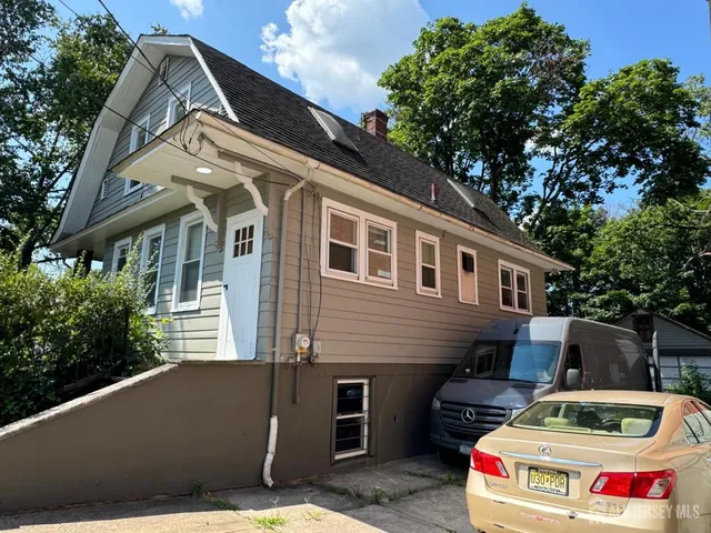 a front view of a house with balcony