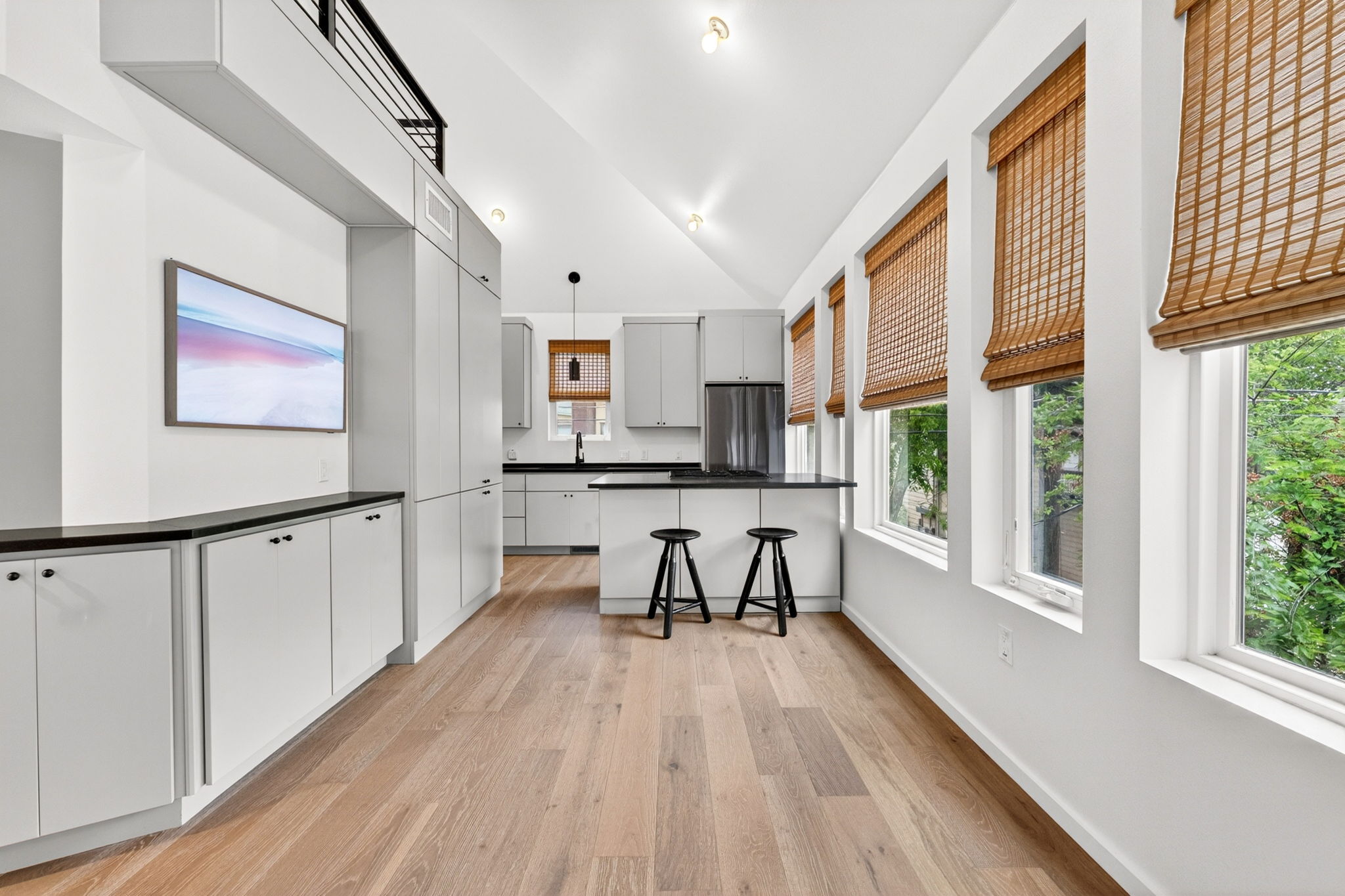 5505 Duval Street, Unit B Austin, TX 78751 - Photo 12 of 32 a view of a kitchen with furniture and a window